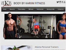 Tablet Screenshot of bodybykariim.com